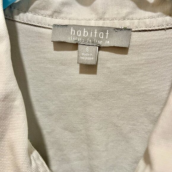 Habitat Camille Frayed Jean Jacket in Putty - Picture 4 of 15